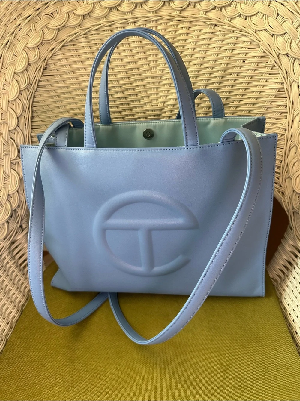 Telfar Cerulean Shopping Bag - medium